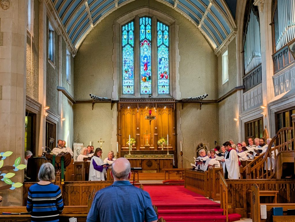Evensong at St. Matthew's Church on October 5. Photo: Ottawa Churches Chronicle.